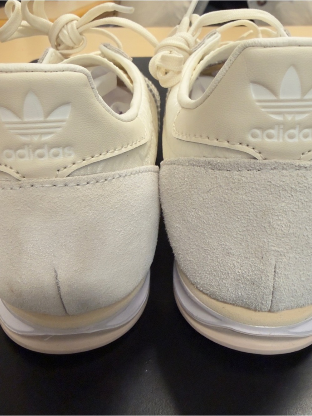 adidas Women’s Neutral Cream Low-Top Sneakers Size 8.5 NWOT - Picture 6 of 10